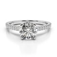 thumbnail image 1 of 2.20 Ct Brilliant Round Cut Diamond Bridal Rings Solid 950 Platinum, 1 of 5