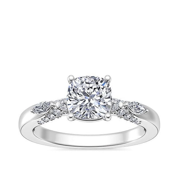 2.20 Ct Genuine Cushion Cut Natural Diamond Solitaire Wedding Ring for Women Solid 950 Platinum (F-G/VS1) Size 6 by Diamond-Capitals