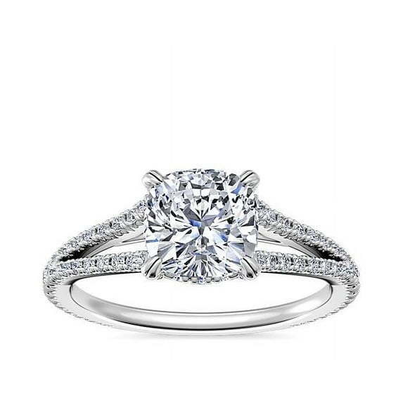 2.20 Ct Genuine Cushion Cut Natural Diamond Solitaire Wedding Ring for Women Solid 950 Platinum (F-G/VS1) Size 6 by Diamond-Capitals