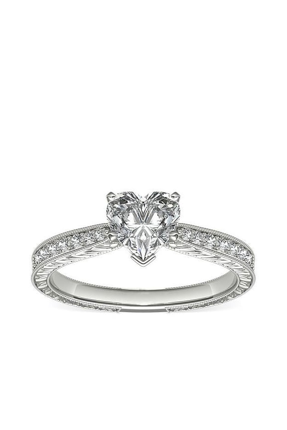 2.20 Ct Sparkle Heart Cut Natural Diamond Solitaire Anniversary Ring for Ladies Solid 950 Platinum (F-G/VS1) Size 6.5 by Diamond-Capitals