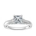 thumbnail image 1 of 2.20 Ct Wonderful Asscher Cut (D/VVS1) Moissanite Bridal Ring for her Solid 18K White Gold Size 10 by Diamond-Capitals, 1 of 8