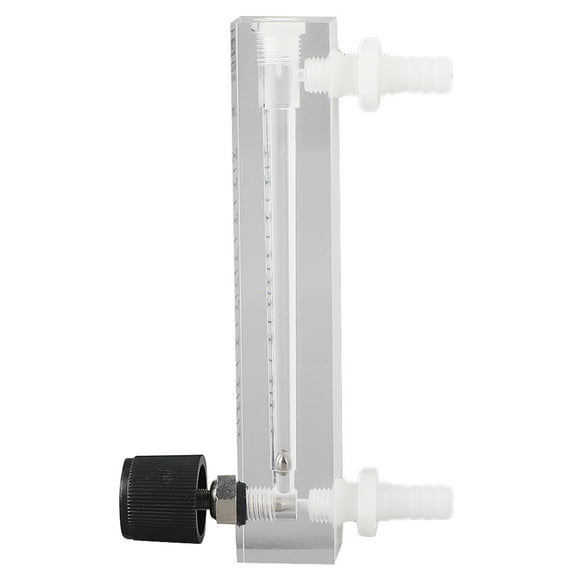 2-20LPM Flowmeter Gas Flowmeter, Acrylic Unidirectional Gas Meter 2-20LPM with Control Valve, Transparent Pressure , Simple to Use, 8mm Barbs, Industry Use, Oxygen Flowmeter, for Detecting