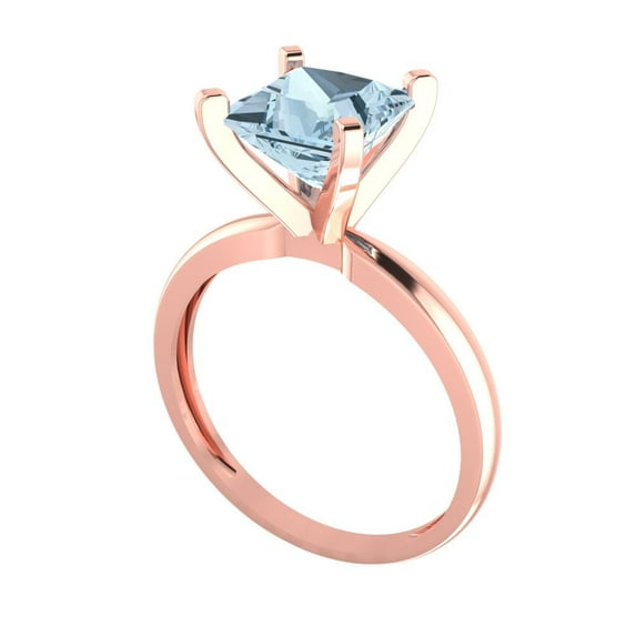 2.21ct Round Cut Black Natural Onyx 18k Pink Rose Gold Engraving Statement Bridal Wedding Designer Ring Size 3.75