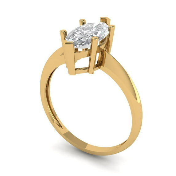 2.21ct Round Cut Blue Crystal 14k Yellow Gold Engraving Statement Bridal Wedding Designer Ring Size 9.25