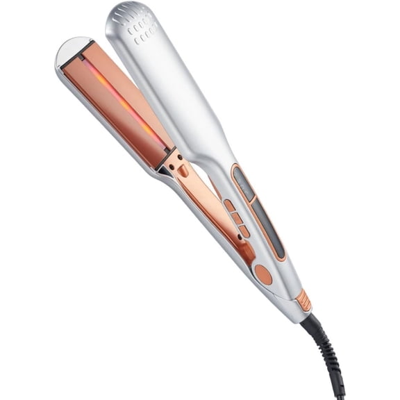 2.22 Inch Flat Iron Hair Straightener, Professional Extra Wide Hair Straighteners for Therapy Keratin, 3D Floating Ceramic Tourmaline Coating Plate Irons for Thick Hair, Damage and Frizz