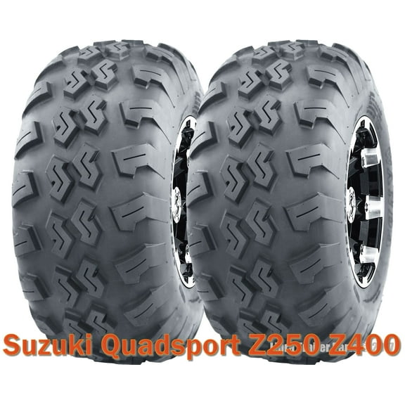 (2) 22x7-10 22x7x10 ATV front tires set Suzuki Quadsport Z250 Z400