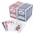 thumbnail image 1 of 2-24 Decks Playing Cards Decks Poker Size Standard Index (6 Blue 6 Red), 1 of 7