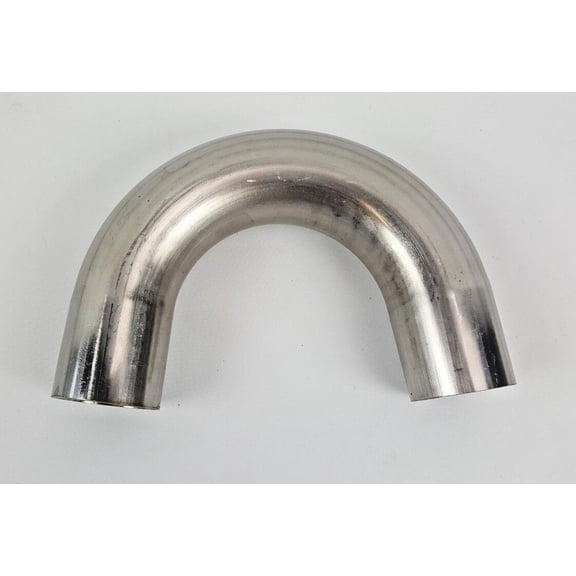 2.25" /57 mm Universal 180 Mandrel Bent Weldable 16 gauge Stainless Pipe Piping