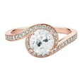 thumbnail image 1 of 2.25 CT Old Mine Cut Small Table Split Shank Pave Set Diamond Ring, Size 6.5, 1 of 1