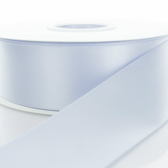 2.25" Double Faced Satin Ribbon 307 Icy Blue 25 Yard
