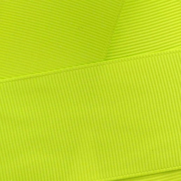 2.25" Grosgrain Ribbon Solid 546 Lime Green 10yd