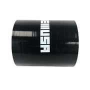 2.25 I.D. Black Straight Silicone hose Coupler 4 layer polyester high Temp