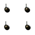 thumbnail image 1 of 2.25 Inch Antique Soft Tread Ball Caster – 7/16 Inch Grip Ring Stem – Set of 4, 1 of 2