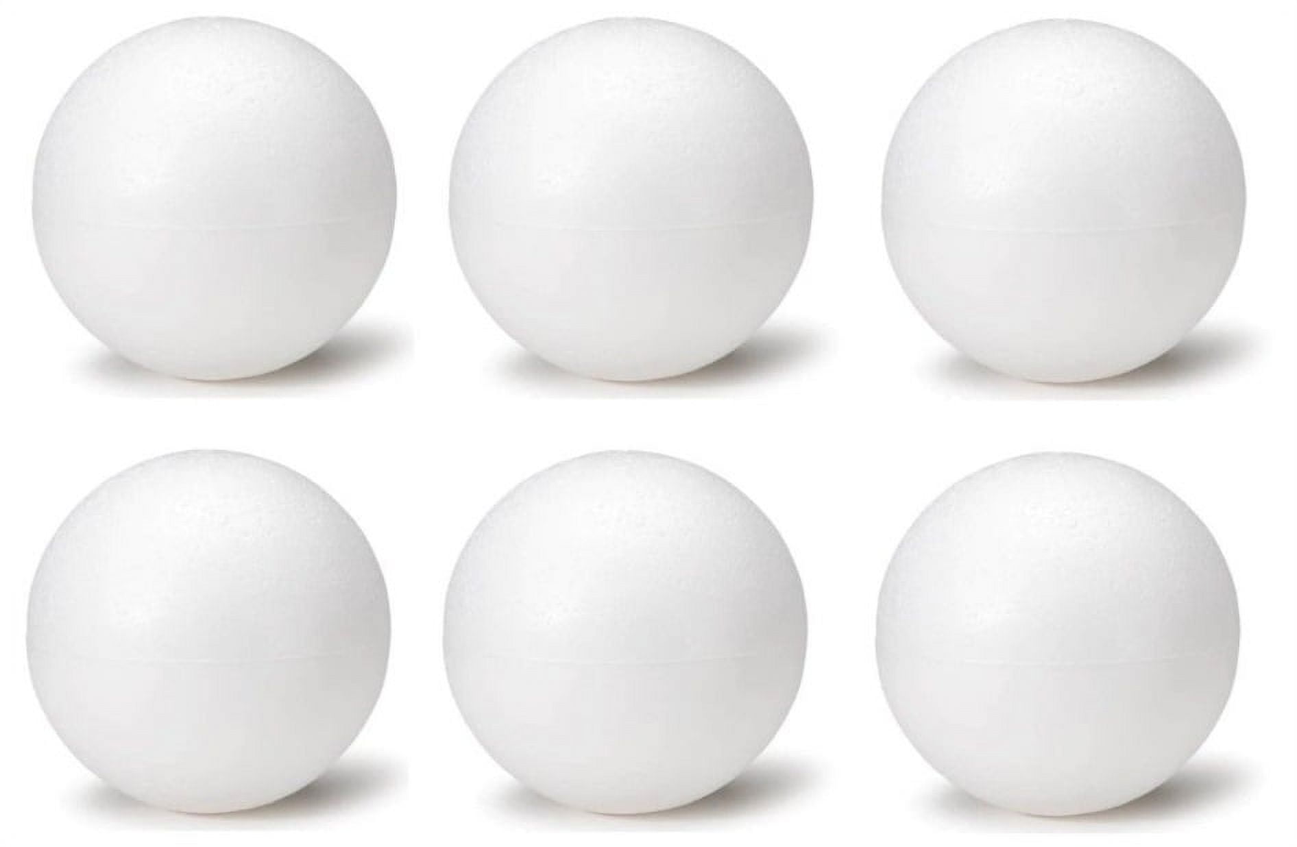 SEWACC 25Pcs Craft Ball polystyrene Shapes Markers Bulk Classroom Round  Foam Bulk Foam Balls Small Foam Balls School Science Project Ball DIY Balls