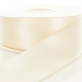 thumbnail image 1 of 2.25" Ivory Double Faced Satin Ribbon 100yd, 1 of 2