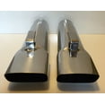 thumbnail image 1 of 2.25" MOPAR A BODY DODGE, DEMON, DART, DUSTER, & PLYMOUTH STAINLESS EXHAUST TIPS (PAIR), 1 of 2