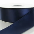 thumbnail image 1 of 2.25" Navy Double Face Satin Ribbon 3 yard Reel, 1 of 1