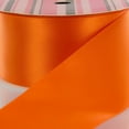 thumbnail image 1 of 2.25" Orange Double Face Satin Ribbon 3 yard Reel, 1 of 2