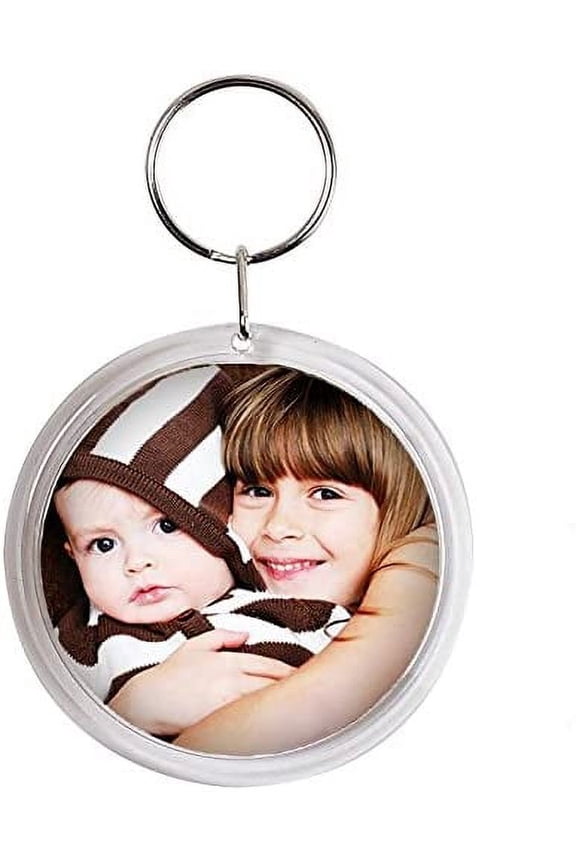 2.25" Snap-in Circle Photo Keychain - Case of 144