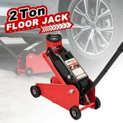 2 Ton Car Jack Lift, Heavy Duty Hydraulic Jack for SUV & Mini RV, Low Profile Design, All Steel Construction, Lifting Range 5.7"~15.7"