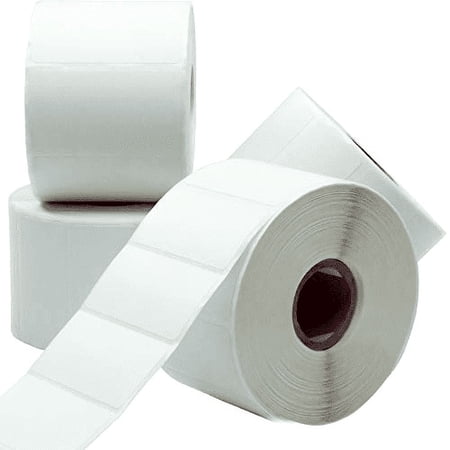 2.25" White Thermal Barcode Shipping Labels for Zebra Printers, 12,000 Count