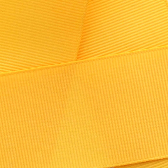 2.25" Yellow Gold Grosgrain Ribbon Solid 100 yard