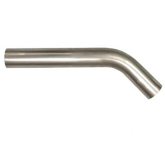 2.25 in. 45 deg Exhaust Steel Prebent Pipe, Silver