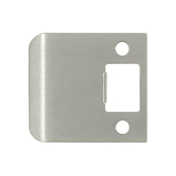 2.25 in. Overall Extended Lip Strike Plate, Satin Nickel - Solid