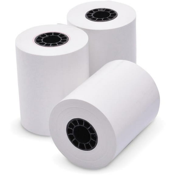 2.25 in. x 165 ft. Thermal Print Paper Receipt Roll, White - Pack of 3