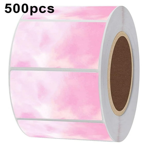 2.25 x 1.25 Inch Christmas Direct Thermal Labels, 500pcs Thermal Printer Stickers, Multi-Purpose Roll Thermal Printer Paper