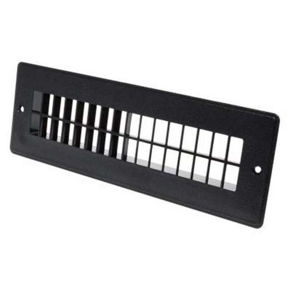 2.25 x 10 in. Floor Grille, Black