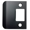 thumbnail image 1 of 2.25 x 2 in. Extended Lip Strike Plate - Paint Black, 1 of 1