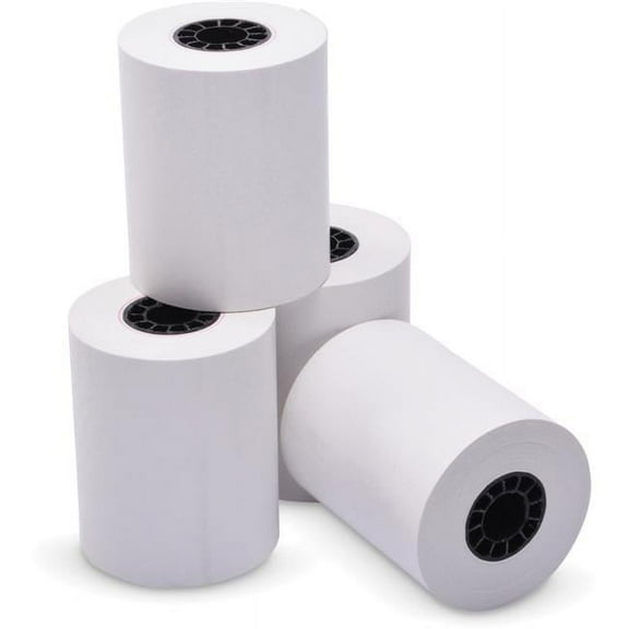 2.25 x 85 ft. Thermal Print Paper Receipt Rolls, White