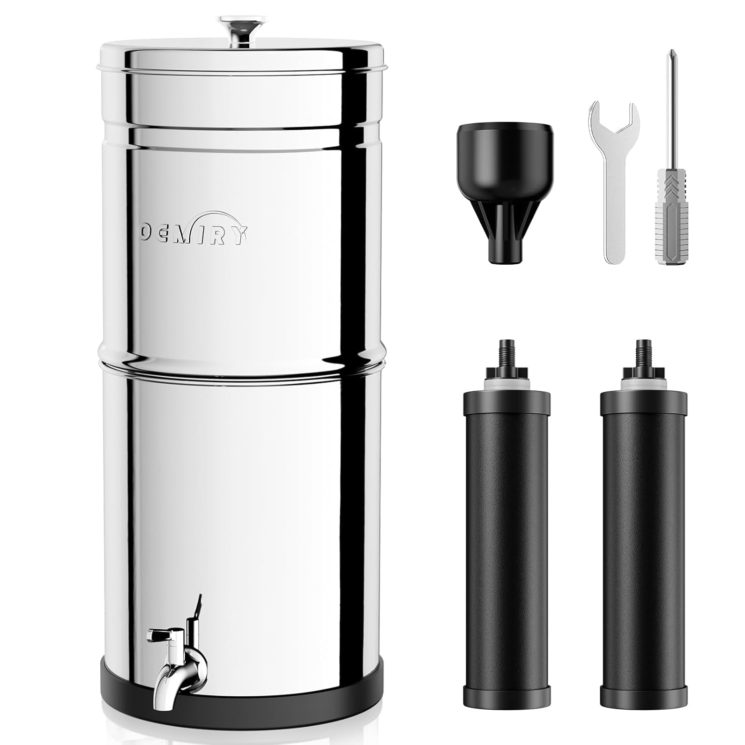 2.25G Gravity-Fed Water Filter System, NSF/ANSI 42&372 Certified, 304 ...