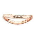 thumbnail image 1 of 2.25mm 925 Sterling Silver Stackable Polished Pink Plate Wave Ring Size 5 Stackable Ring for Women, 1 of 2