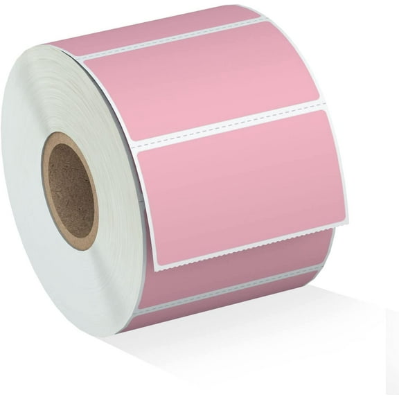 2.25x1.25 1000 Labels Rectangular Direct Thermal Stickers Labels Roll Compatible with Zebra, Rollo, MUNBYN, Self-Adhesive Direct Thermal Labels for Barcodes, Address,Packaging and Shipping