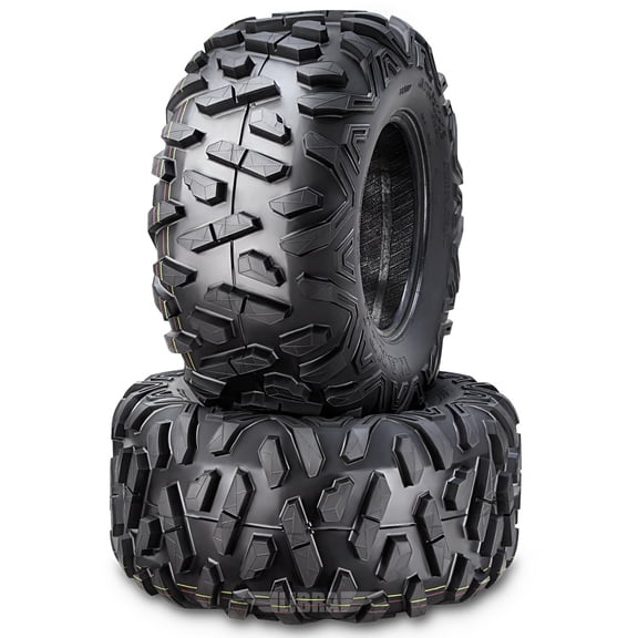 (2) 26x10-12 for 13-14 Polaris Ranger XP900 RED/OR/BN/BZ ATV Front Tire Set 6PR Big Horn Style