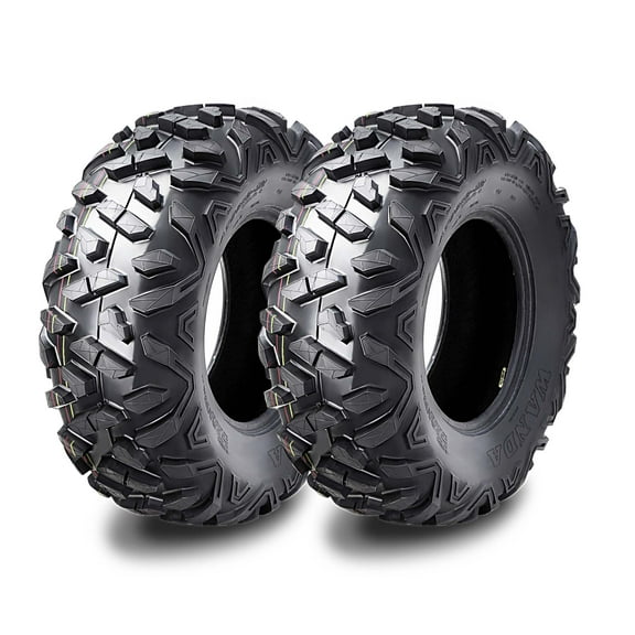 (2) 26x9R12 Radial ATV Front or Rear Tire Set for 10-16 Kawasaki Mule 610 4x4 XC