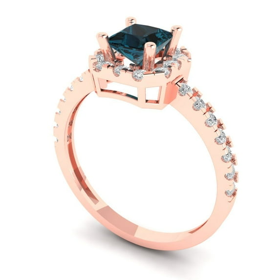 2.27ct Heart Cut Black Natural Onyx 14k White Rose Gold Engraving Statement Bridal Wedding Halo Designer Ring Size 7.25