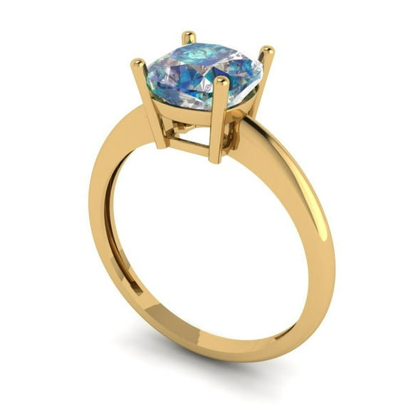 2.27ct Heart Cut Blue Natural Sky Blue Topaz 14k White Rose Gold Engraving Statement Bridal Wedding Halo Designer Ring Size 8.75