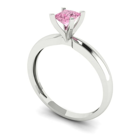 2.27ct Heart Cut Pink Tourmaline 18k White Rose Gold Engraving Statement Bridal Wedding Halo Designer Ring Size 9.25