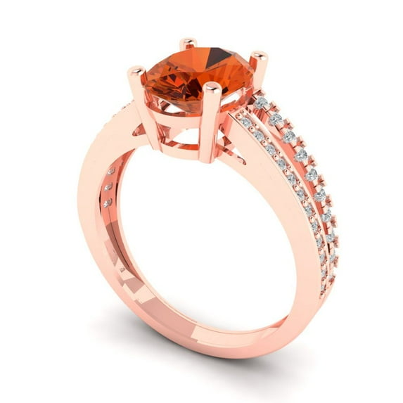 2.27ct Heart Cut Red Ruby 18k White Rose Gold Engraving Statement Bridal Wedding Halo Designer Ring Size 3.75
