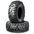thumbnail image 1 of (2) 27x9-14 ATV Front Tire Set for 13-16 Arctic Cat Wildcat X/4X Bighorn Style, 1 of 6