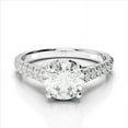 thumbnail image 1 of 2.28 Carat Solitaire Round Brilliant Cut Natural Moissanite Wedding Bridal Rings Solid 14K White Gold Engagement Ring for Women, 1 of 8