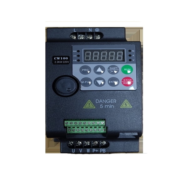 2.2KW 3HP 220 1 Phase Input 3 Ph Output Economical Mini VFD Variable Frequency Drive Converter For Motor Speed Control Inverter