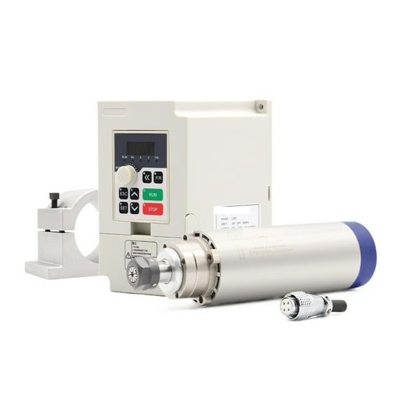 2.2KW CNC Air Cooling Spindle Motor ER20 4pcs Bearings With 2.2KW QL Inverter VFD 80mm Aluminium Clamping Bracket ,Efficient Performance