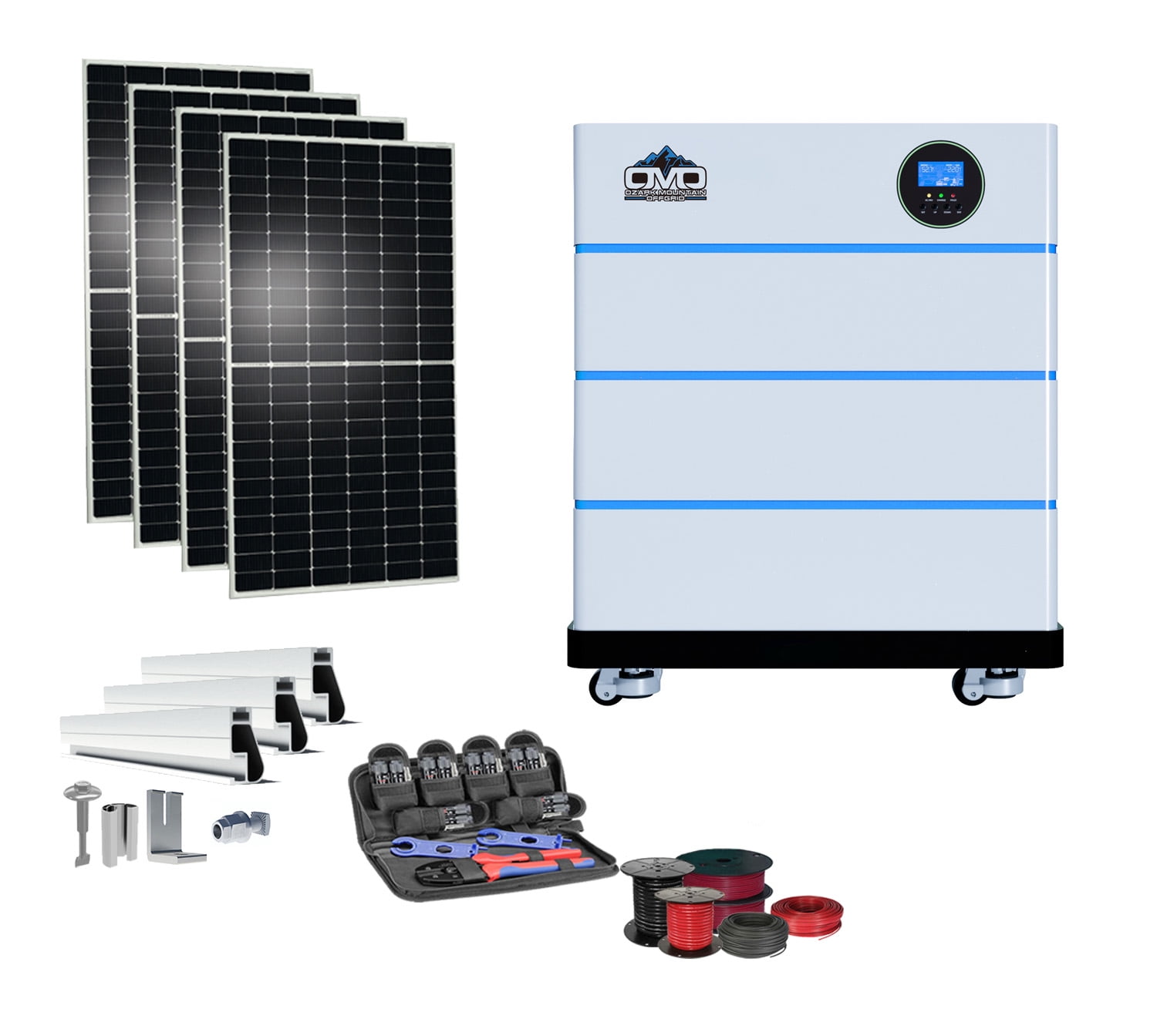 2.2KW OMO All-In-One Customizable Stacking Inverter/Battery System ...