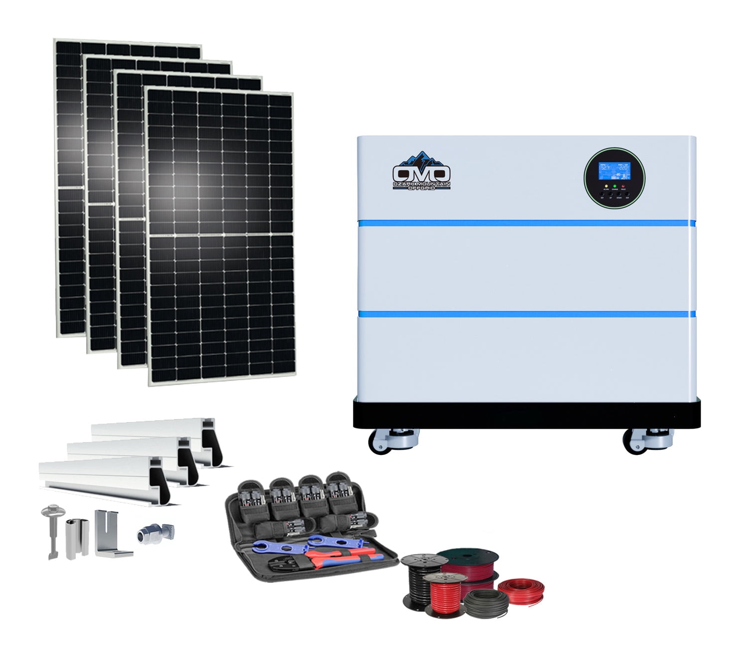 2.2KW Solar OMO All-In-One Customizable Stacking Inverter/Battery ...
