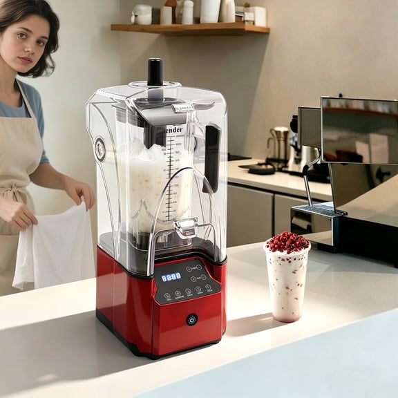 2.2L Low Vibration Quiet Smoothie Maker 8 Speed Gears Touch Screen Ice Crusher For Juice Sauce Grain