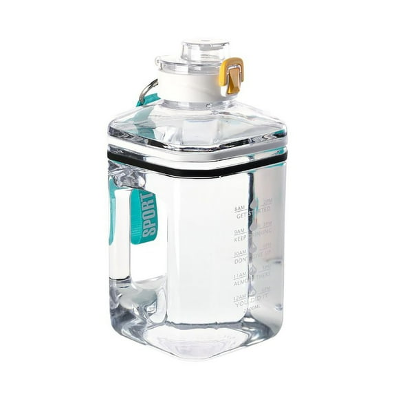 2.2L Water Bottle Large Capacity Scale with Handle Shaker Bottle for Gym